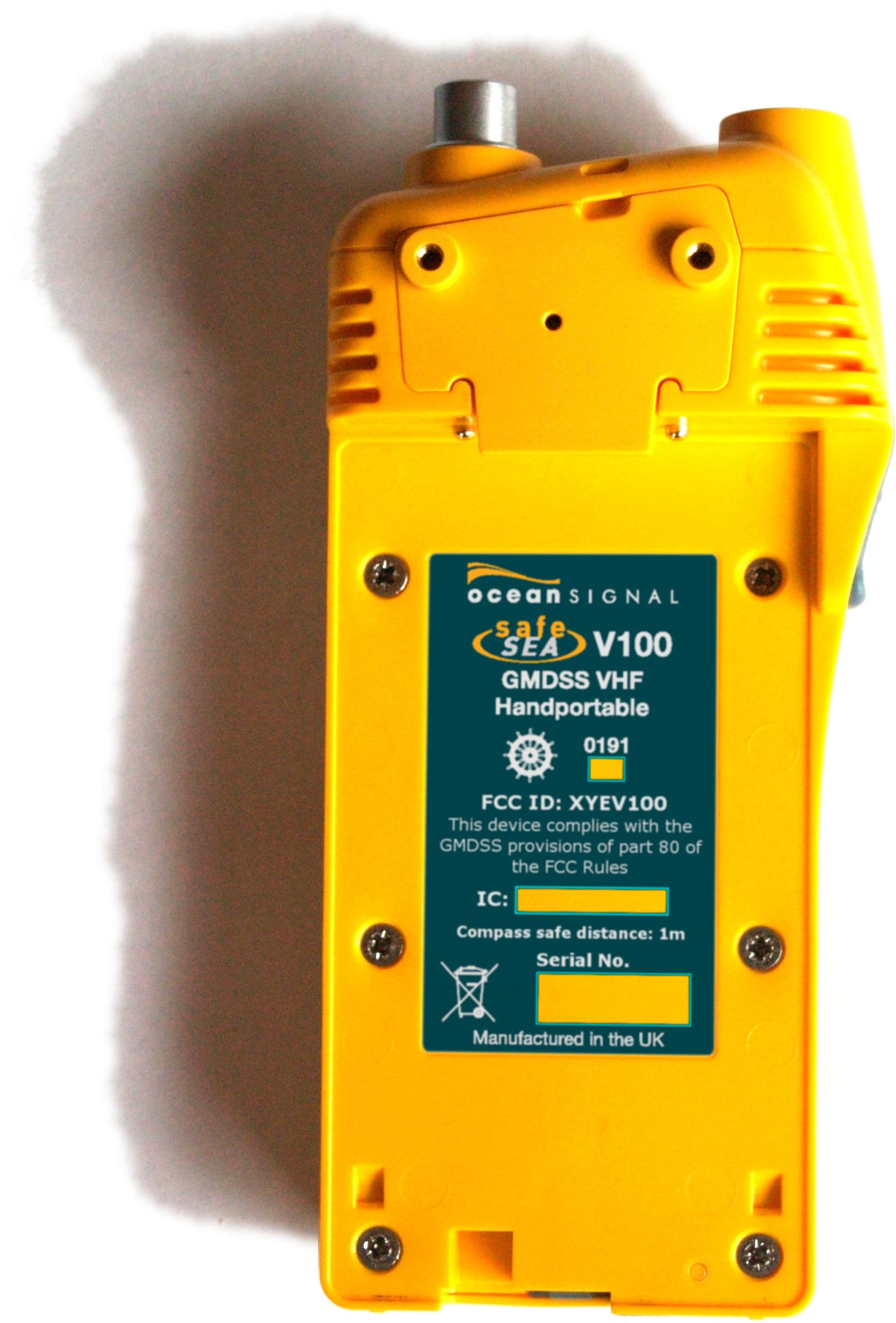 GMDSS SURVIVAL CRAFT VHF RADIOTELEPHONE - FCC ID XYEV100 - Ocean Signal Ltd. (3)