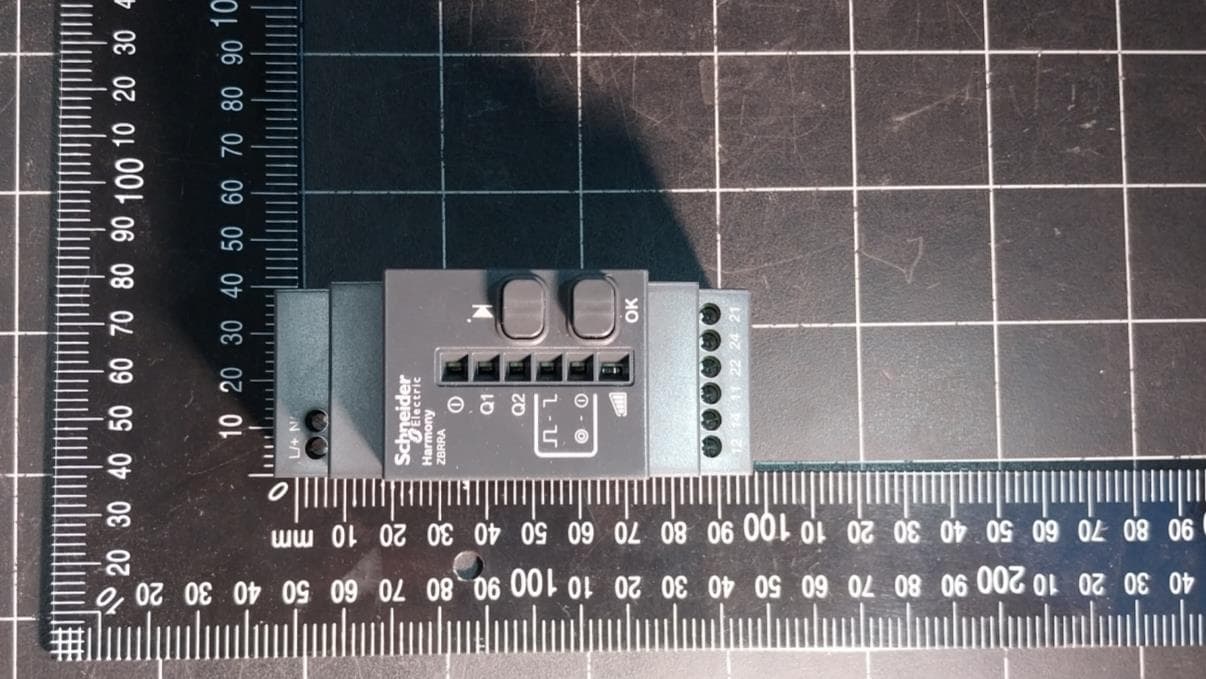 Configurable receiver, Harmony XB5R, 2 relays, 2 buttons, 6 indicating LEDs, monostable, bistable, stop start, 24...240V AC/DC - FCC ID Y7HZBRRA - Schneider Electric Industries France L'Isle d'Espagnac (5)