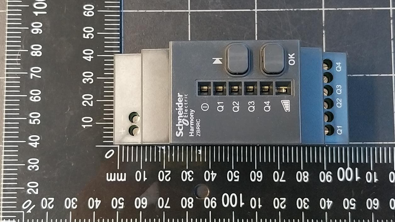Programmable receiver, Harmony XB5R, 4 PNP, 2 buttons, 6 indicating LEDs, monostable, 24VDC - FCC ID Y7HZBRRC - Schneider Electric Industries France L'Isle d'Espagnac (2)