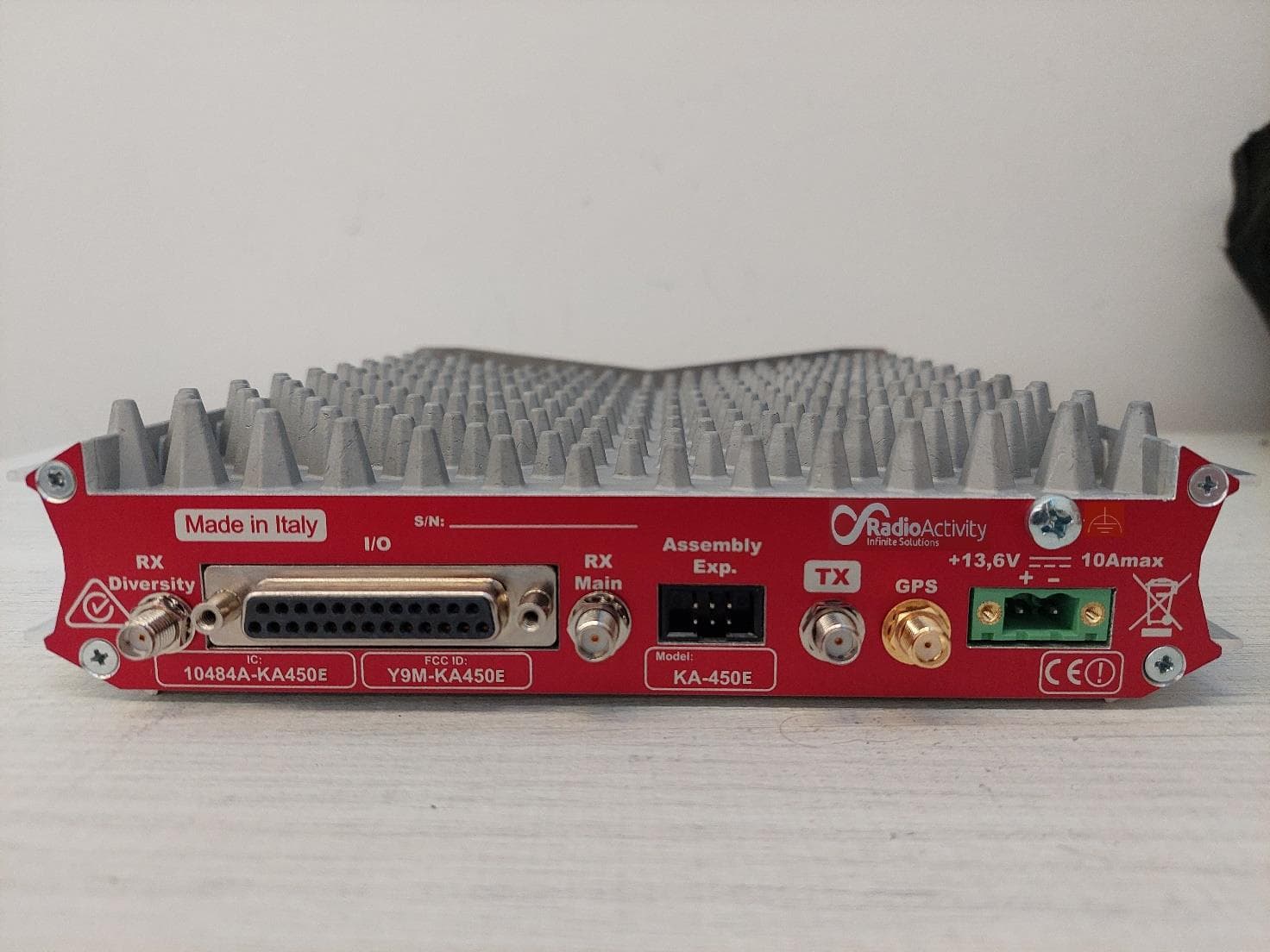 PMR digital transceiver/repeater - FCC ID Y9M-KA450E - Radio Activity srl (4)
