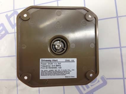 Driveway Alert Sensor - FCC ID YAHDWS-100 - Venture Global Limited