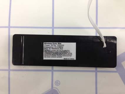 Wireless Entry Mat Sensor - FCC ID YAHHAX-800 - Venture Global Limited