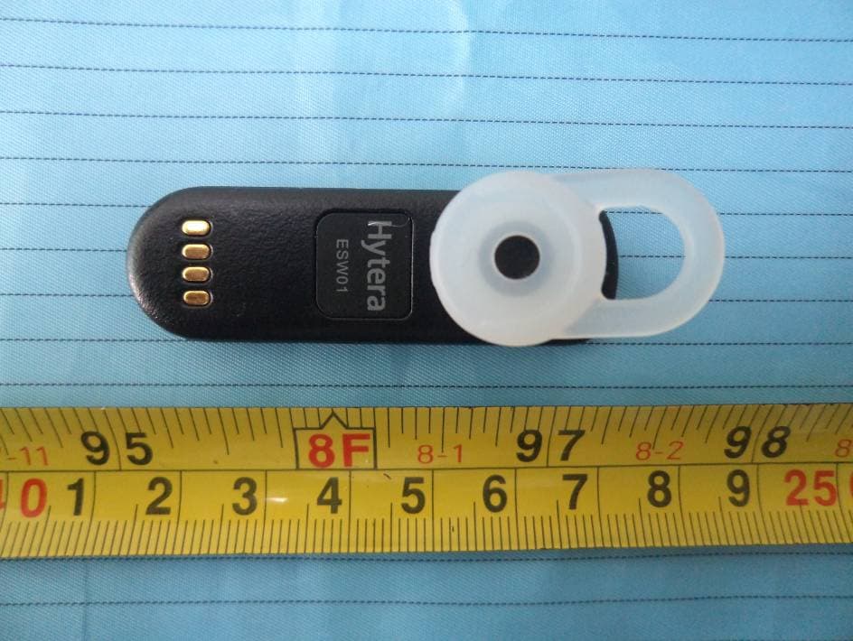 Wireless Earset Kit - FCC ID YAMESW01 - Hytera Communications Corporation Limited