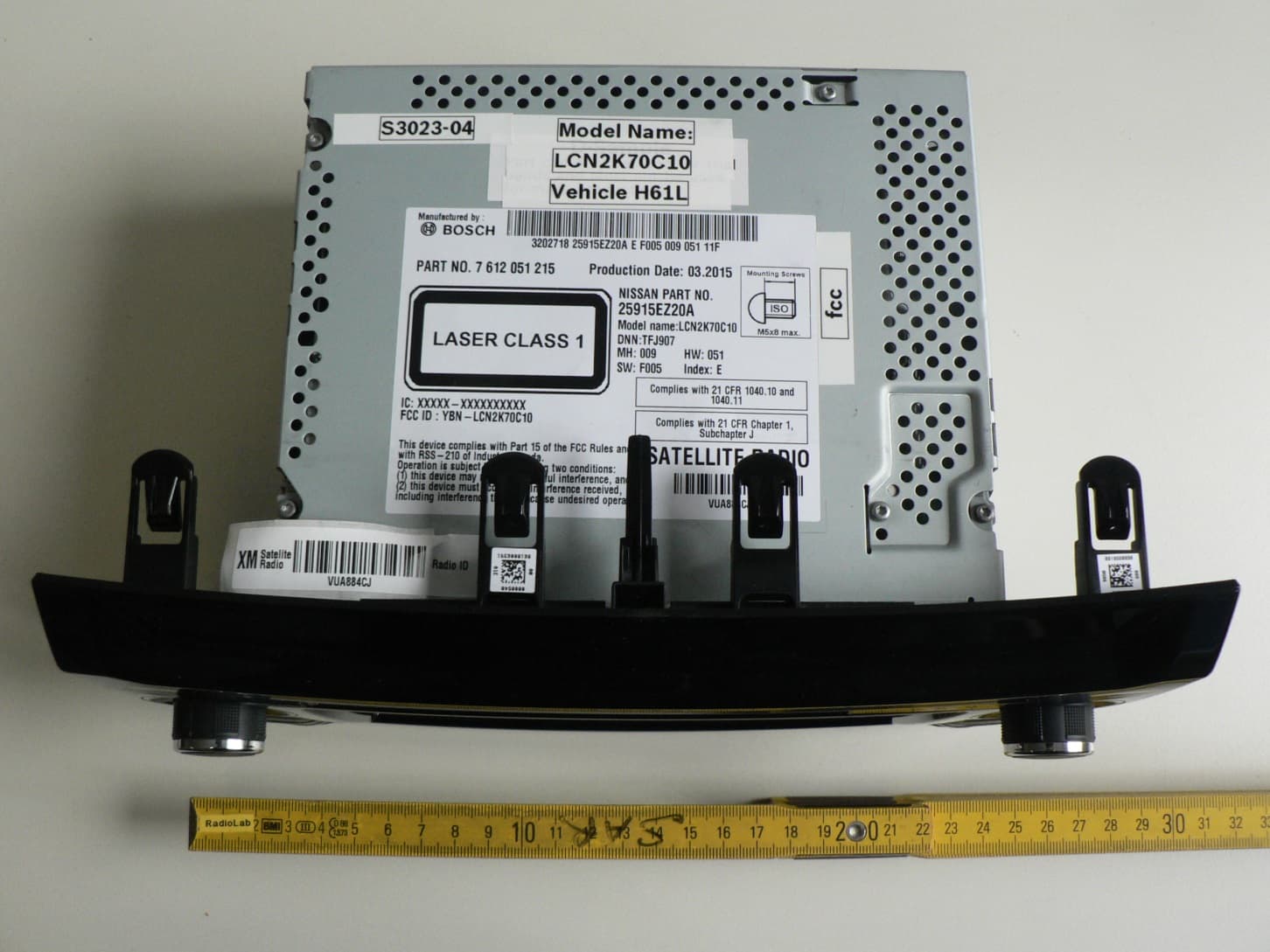 Radio Navigation System - FCC ID YBN-LCN2K70C10 - Robert Bosch GmbH (2)