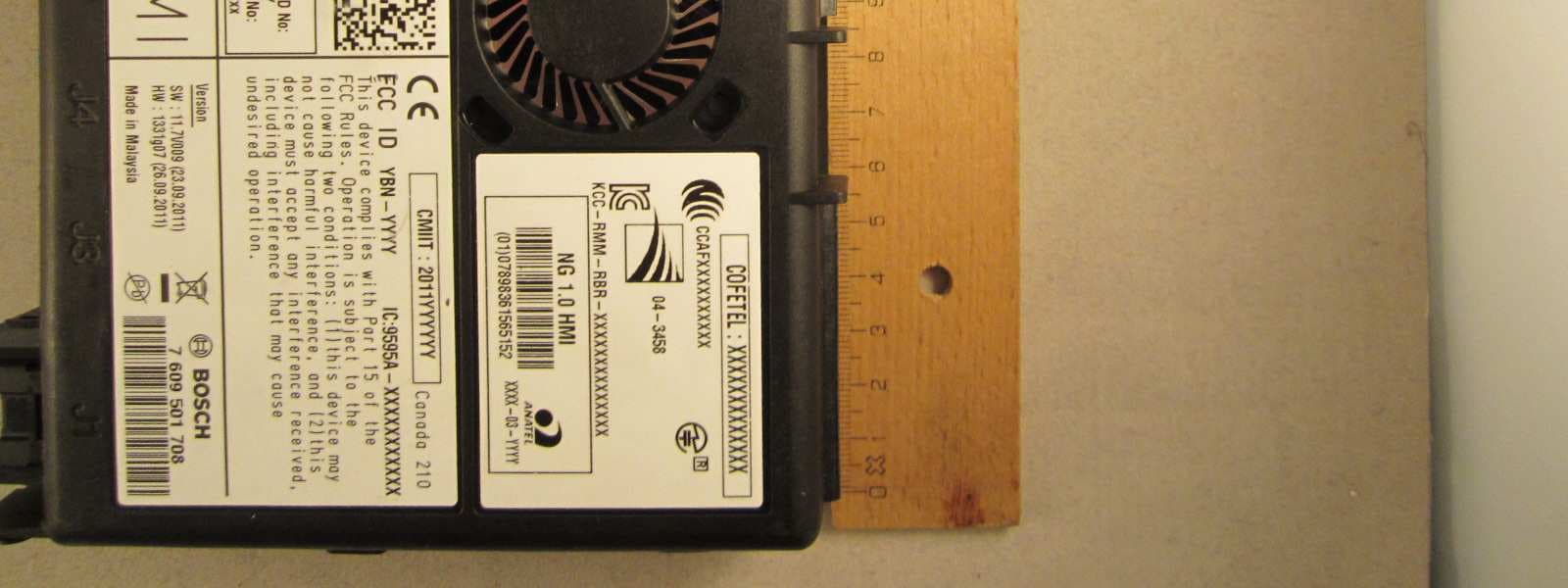 Bluetooth Car Kit - FCC ID YBN-NG11HMI - Robert Bosch GmbH (2)
