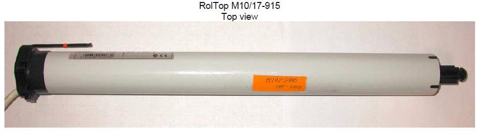 Tubular Motor with Electronic Limit Switch - FCC ID YBURT915 - elero GmbH Antriebstechnik (3)
