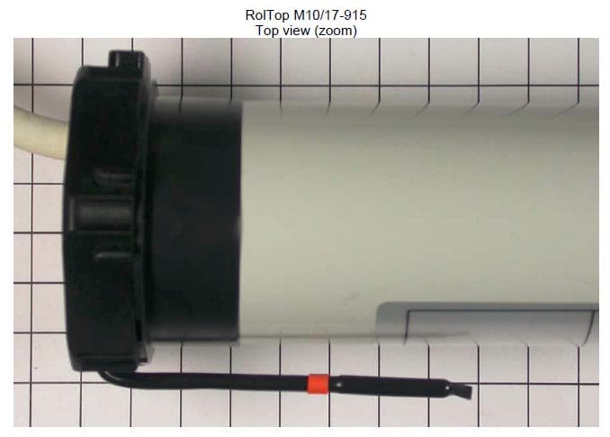 Tubular Motor with Electronic Limit Switch - FCC ID YBURT915 - elero GmbH Antriebstechnik (2)