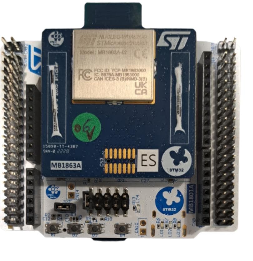 NUCLEO-WBA52CG - FCC ID YCP-MB1863000 - STMicroelectronics (Rousset) SAS