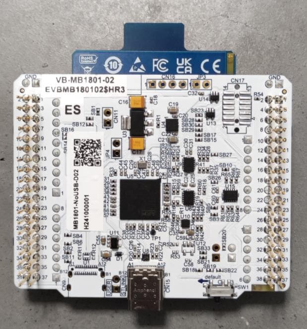NUCLEO-WB05KZ - FCC ID YCP-MB203200 - STMicroelectronics (Rousset) SAS