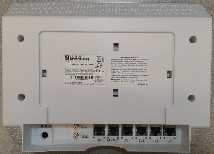 Provider-Specific Consumer Signal Booster - FCC ID YETQ34-2121466NU - Nextivity Incorporated