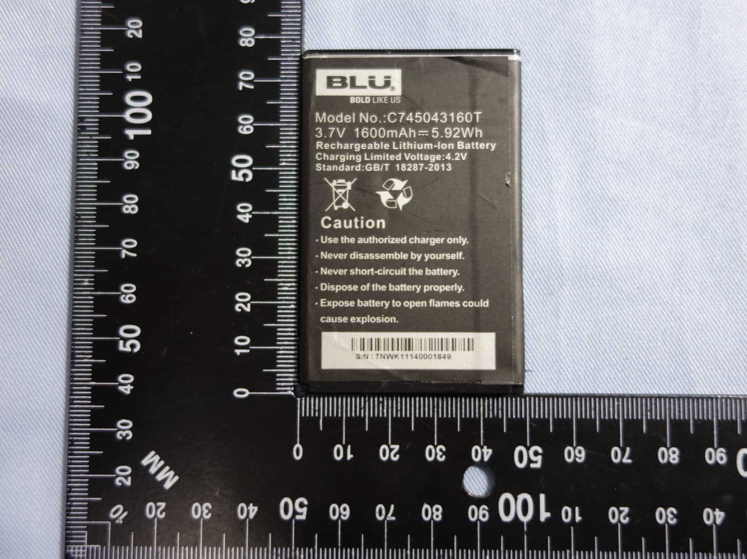 Mobile phone - FCC ID YHLBLUDASHMC45 - BLU Products, Inc. (2)