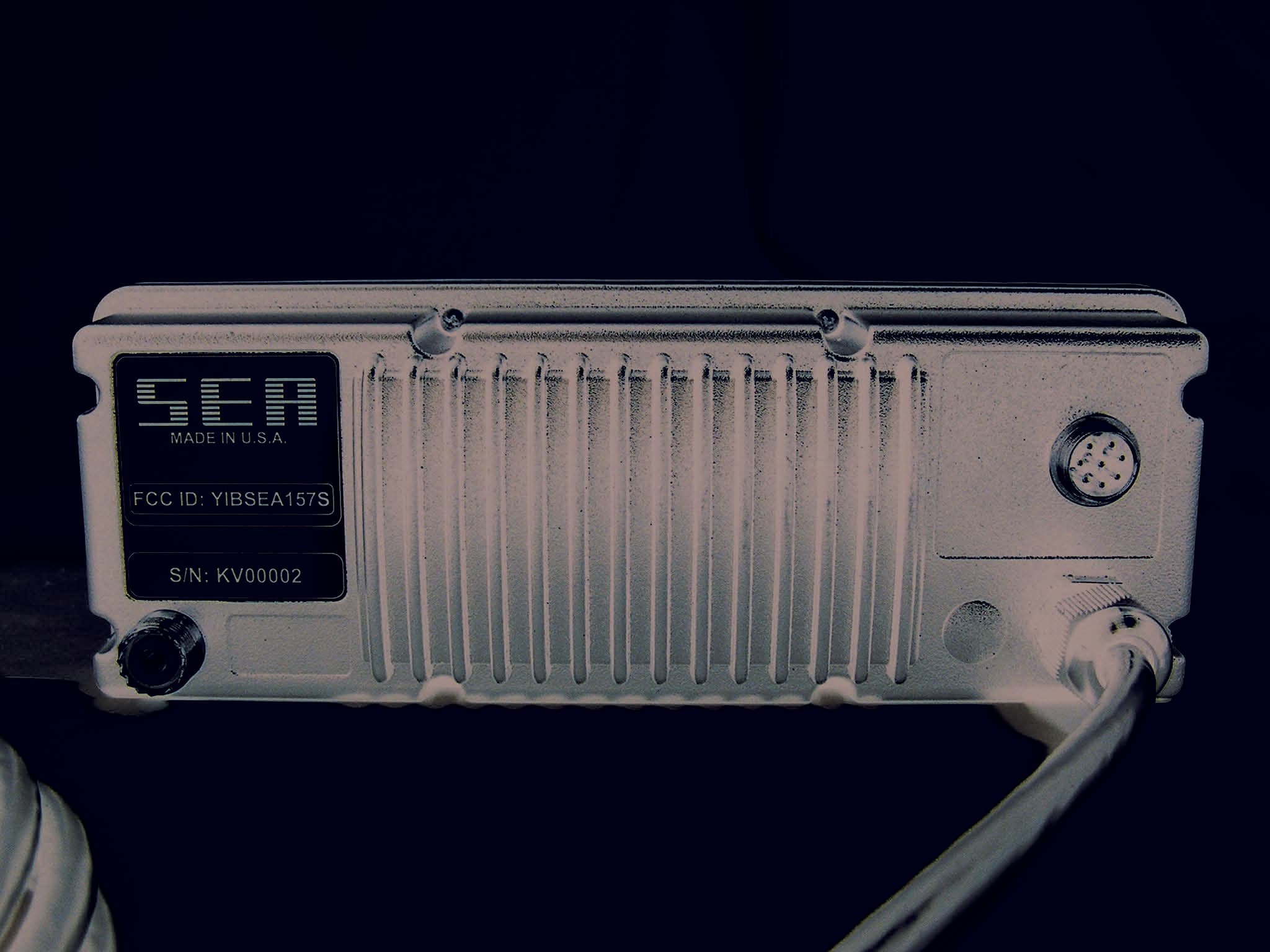 VHF Marine Radiotelephone/Class A DSC GMDSS - FCC ID YIBSEA157S - SEA COM CORPORATION