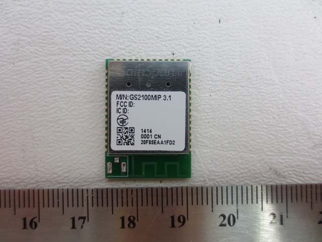Ultra-Low Power Wi-Fi Module - FCC ID YOPGS2100MIP - Gainspan Corporation