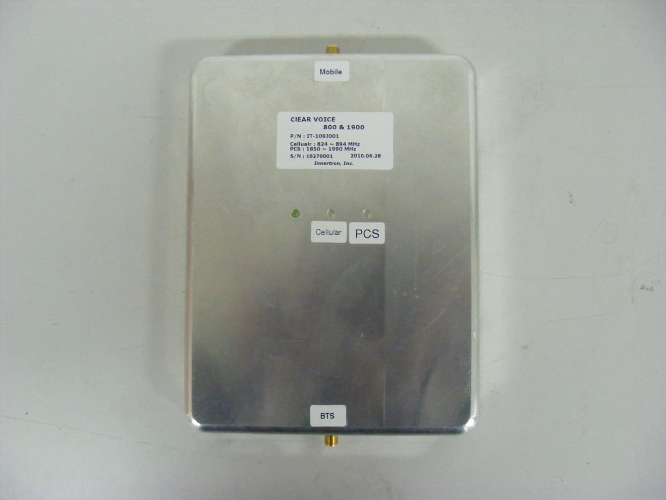 Dual Band Repeater - FCC ID YP3-IT-109J001 - INNERTRON, INC (2)