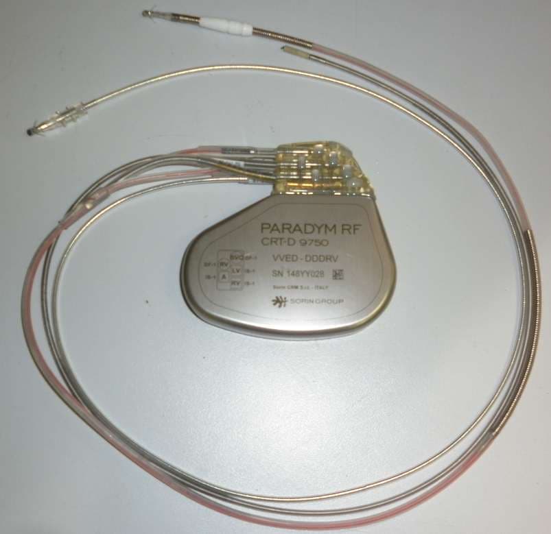 Implantable cardioverter defibrillator - FCC ID YSGCRTD9750 - SORIN CRM