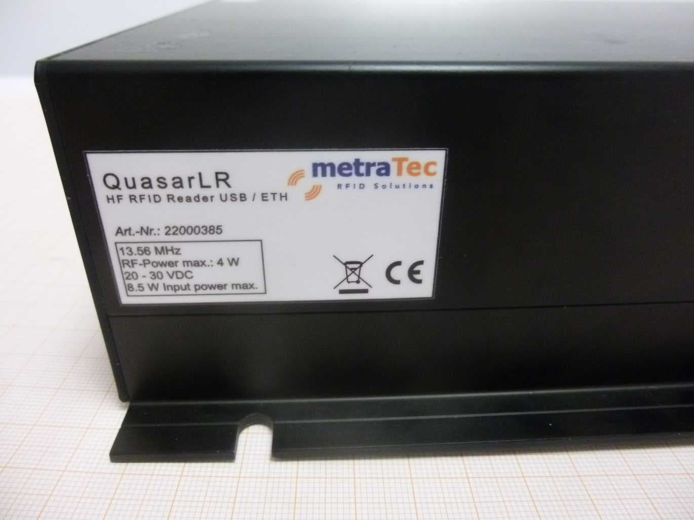HF Long-Range RFID Reader - FCC ID YUH-QLR - metraTec GmbH