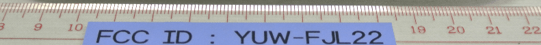 Mobile Phone - FCC ID YUW-FJL22 - Fujitsu Mobile communications Limited