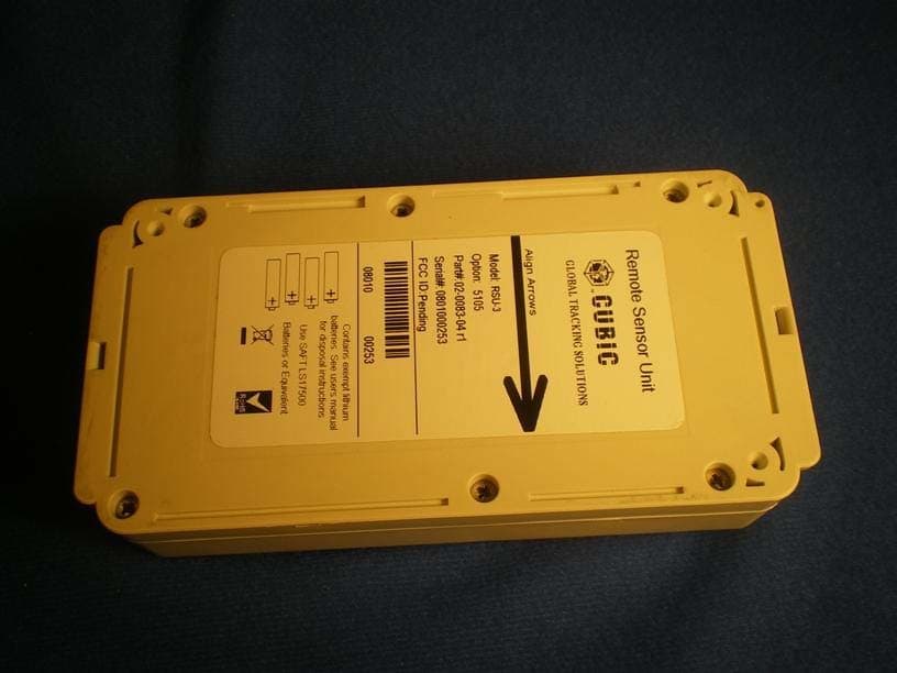 Asset Tracking Equipment - FCC ID YVDRSU3 - Cubic Global Tracking Solutions (4)