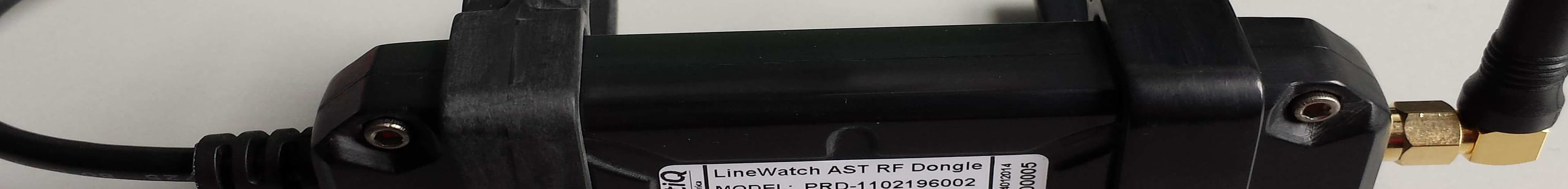 The RF Dongle, 2.4 GHz radio connected to a mobile tablet, is part of the qinetiq North AMerica LinWatch product line. The RF Dongle is used in conjunction with the setup tool for calibating LineWatch MVSS sensors. - FCC ID YWLLWST140002 - QinetiQ North America, Inc.