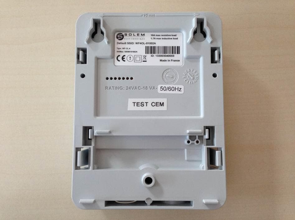 Digital Device - FCC ID YWW-WFS - SOLEM