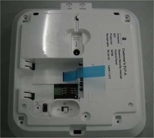 EverGuard-Care control panel - FCC ID YXG-ES6502HCP - Essence Security International ltd. (2)