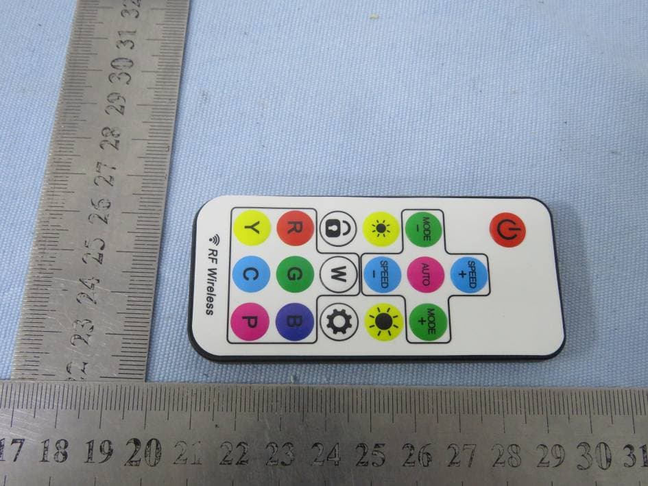 17 key magic light strip belt controller - FCC ID YZHFTRHCLRF02 - Raffel Systems, LLC