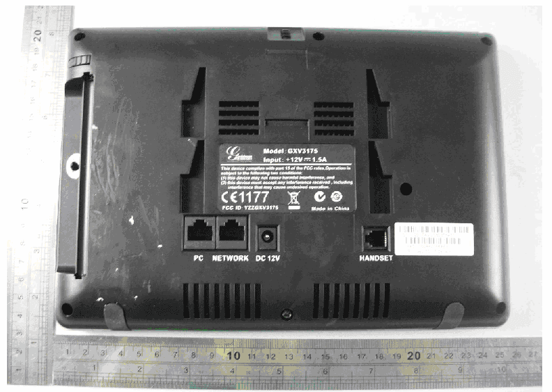 IP MULTIMEDIA PHONE - FCC ID YZZGXV3175-T - Grandstream Networks, Inc.