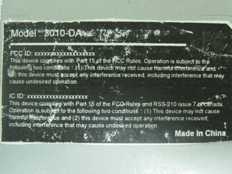 3010-DA Control Box (Plastic) / 3010-DA Control Box (metal) - FCC ID Z3K3010DABOX01 - JET OPTOELECTRONICS CO.,LTD. (2)