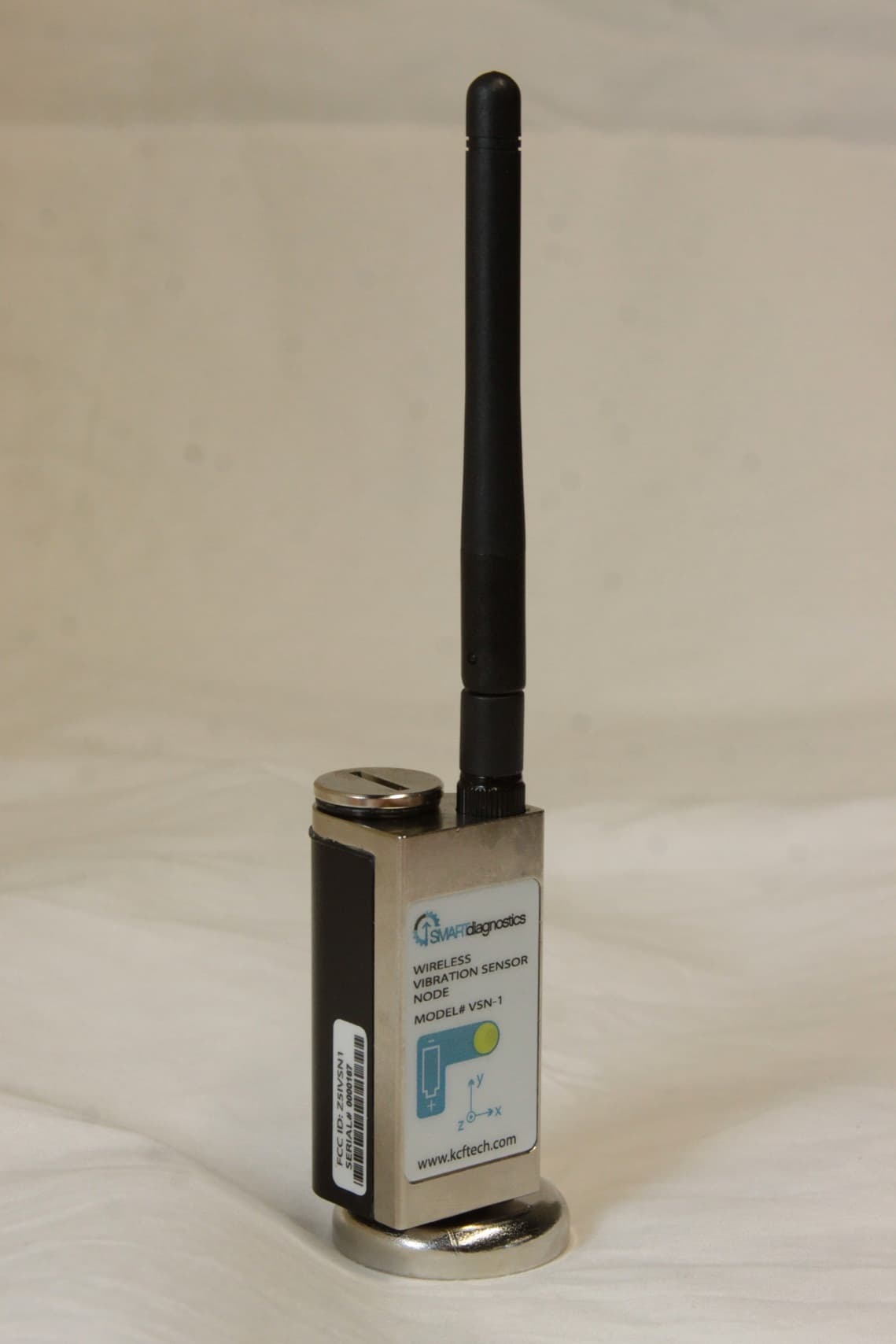 Wireless Vibration Monitoring System - FCC ID Z5IVSN1 - KCF Technologies, Inc.