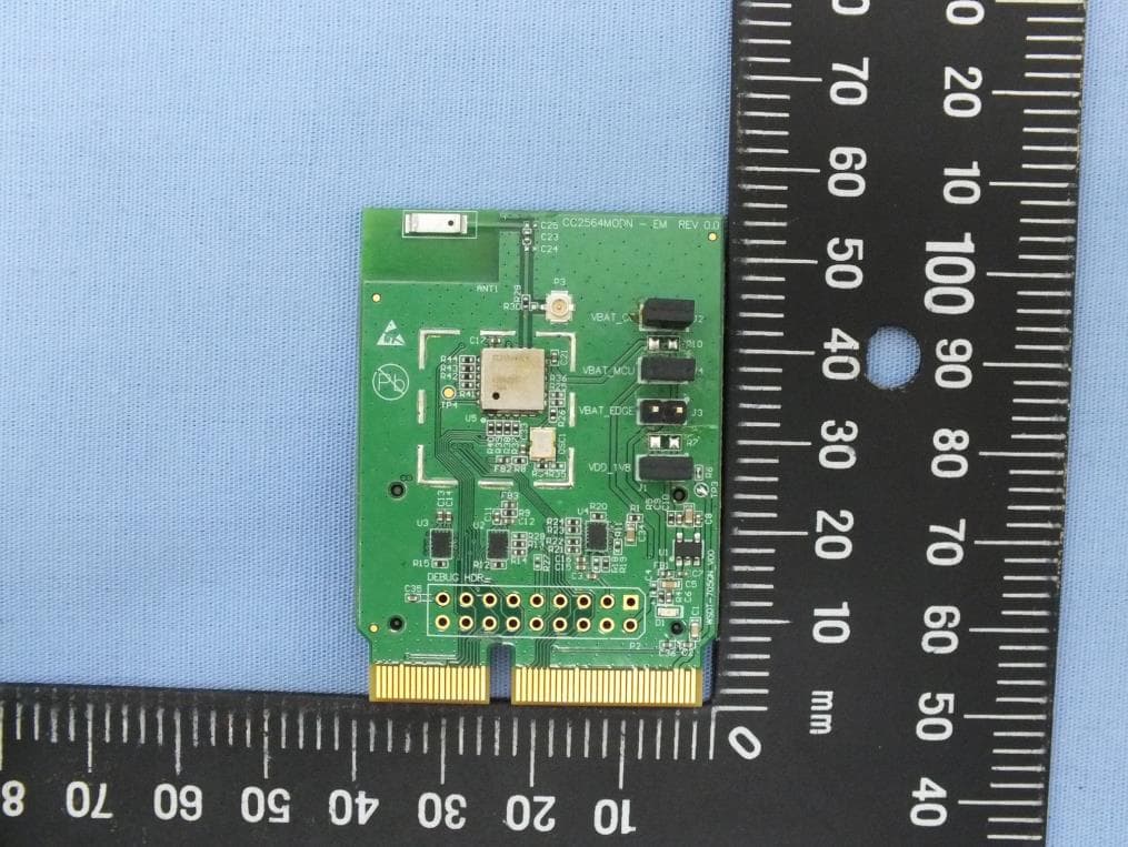 CC2564 Module EM Board - FCC ID Z64-CC256XMODNKIT - Texas Instruments Incorporated