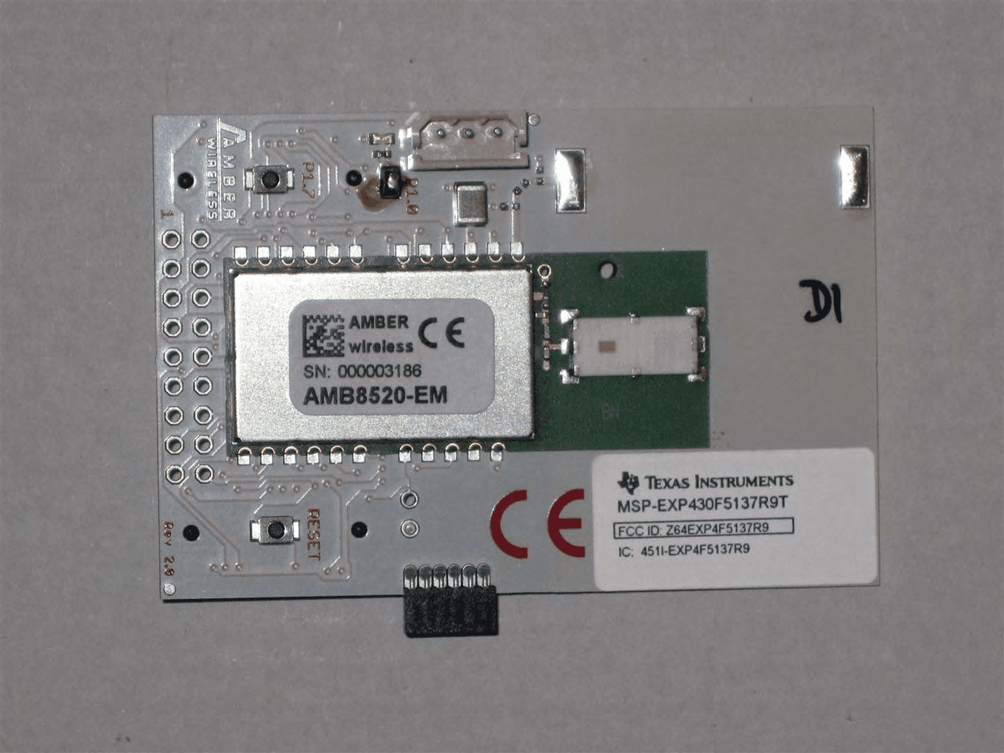 The MSP-EXP430F5137R9T is a development tool for TIs less than 1GHz CC430F5137 System-on-Chip. - FCC ID Z64EXP4F5137R9 - Texas Instruments Incorporated (2)