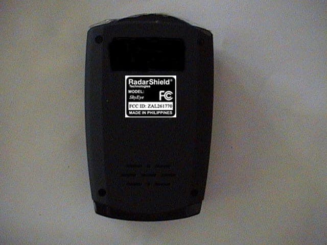 RADAR DETECTOR - FCC ID ZAL261770 - N7S Corp. (2)
