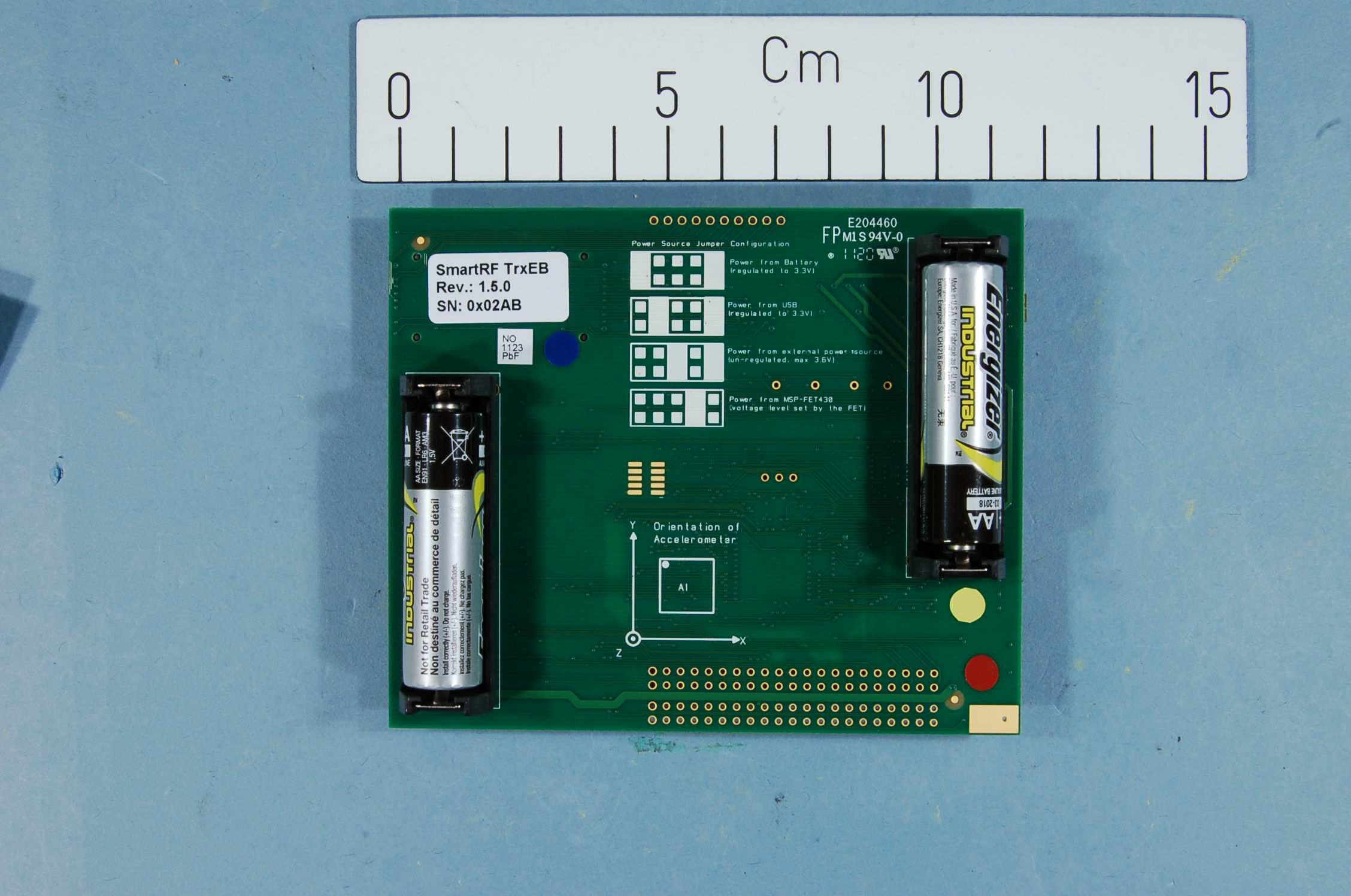 The CC1175EM-868-915 is a development tool for Texas Instruments sub-1 GHz CC1175 chip. - FCC ID ZAT1175EM900 - Texas Instruments Inc. (2)