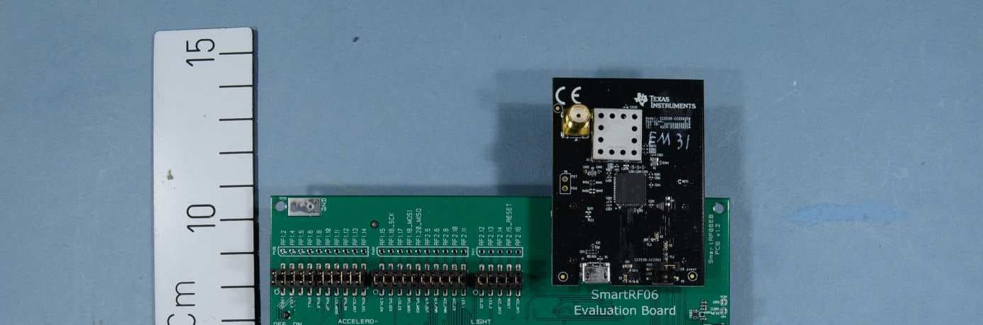 The CC2538-CC2592EM is a development tool for TIs 2.4 GHz CC2538 radio MCU and CC2592 RF front end - FCC ID ZAT25382592EM - Texas Instruments Inc.