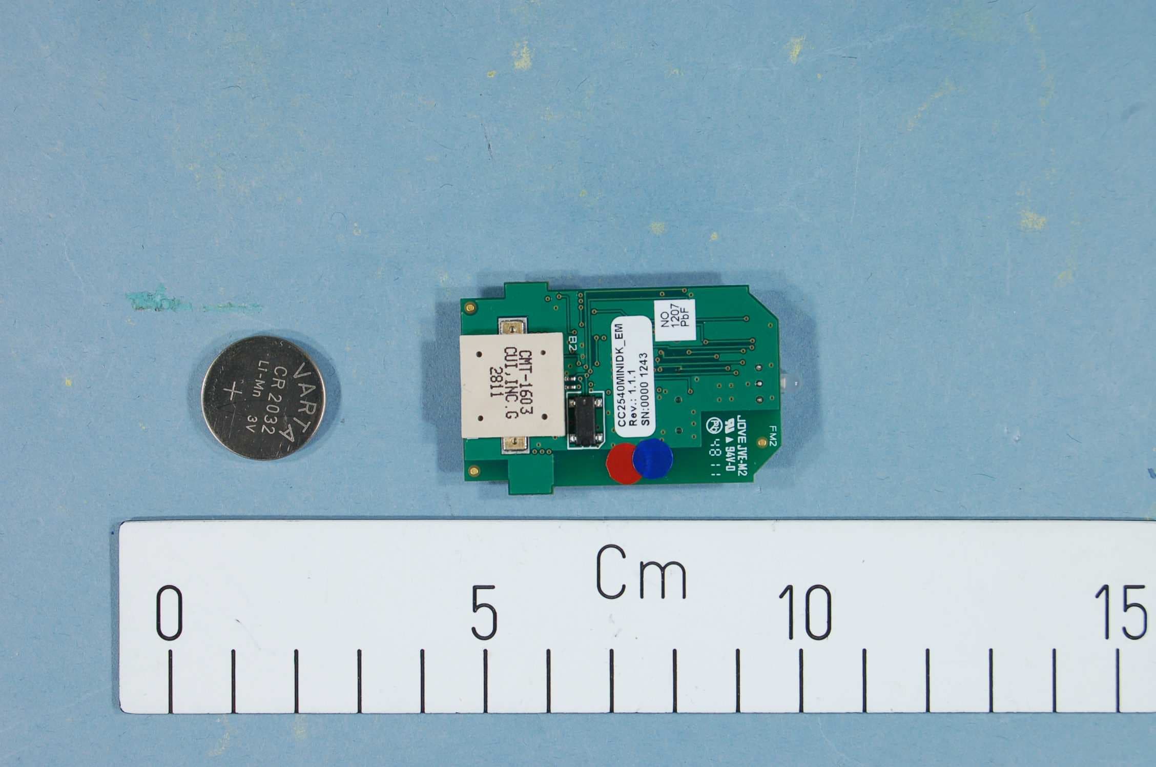 The CC2540KEYFOB is a development tool for the 2.4 GHz CC2540 BLE System-on-Chip with USB from TI. - FCC ID ZAT2540KEYFOB - Texas Instruments Inc. (2)
