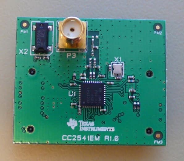 The CC2541EM is a development tool for TI�s 2.4 GHz CC2541 Bluetooth� Low Energy System-on-Chip. - FCC ID ZAT2541EM - Texas Instruments Inc. (3)