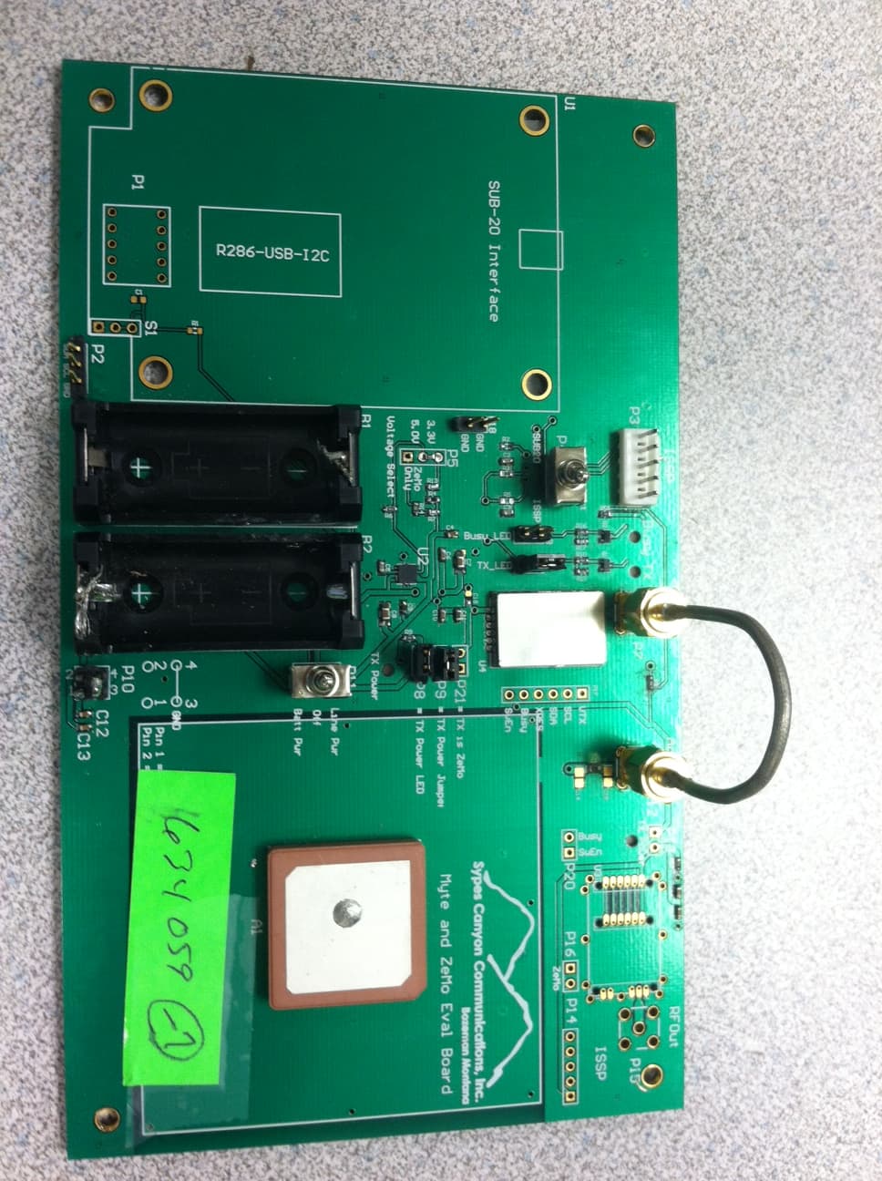 SATELLITE TRANSMITTER - FCC ID ZBR002 - Sypes Canyon Communications, Inc. (1)