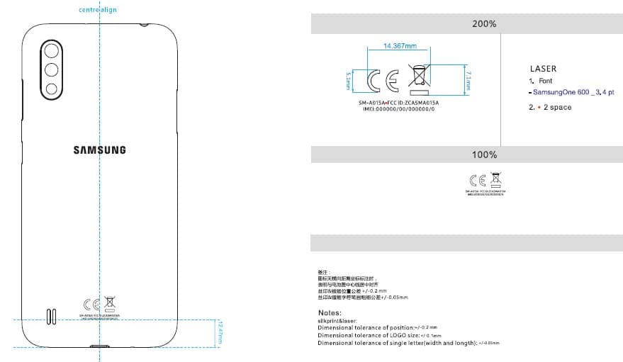Multi-band GSM/WCDMA/LTE phone with Bluetooth, WLAN - FCC ID ZCASMA015A - SAMSUNG Electronics Co., Ltd. (3)