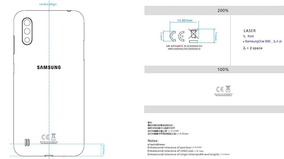 Multi-band GSM/WCDMA/LTE phone with Bluetooth, WLAN - FCC ID ZCASMA015V - SAMSUNG Electronics Co., Ltd.