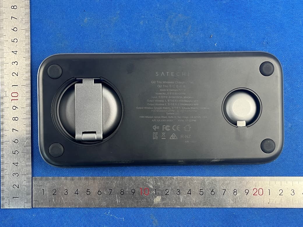 Qi2 Trio Wireless Charging Pad - FCC ID ZE9-ST-QTPM - Sariana LLC