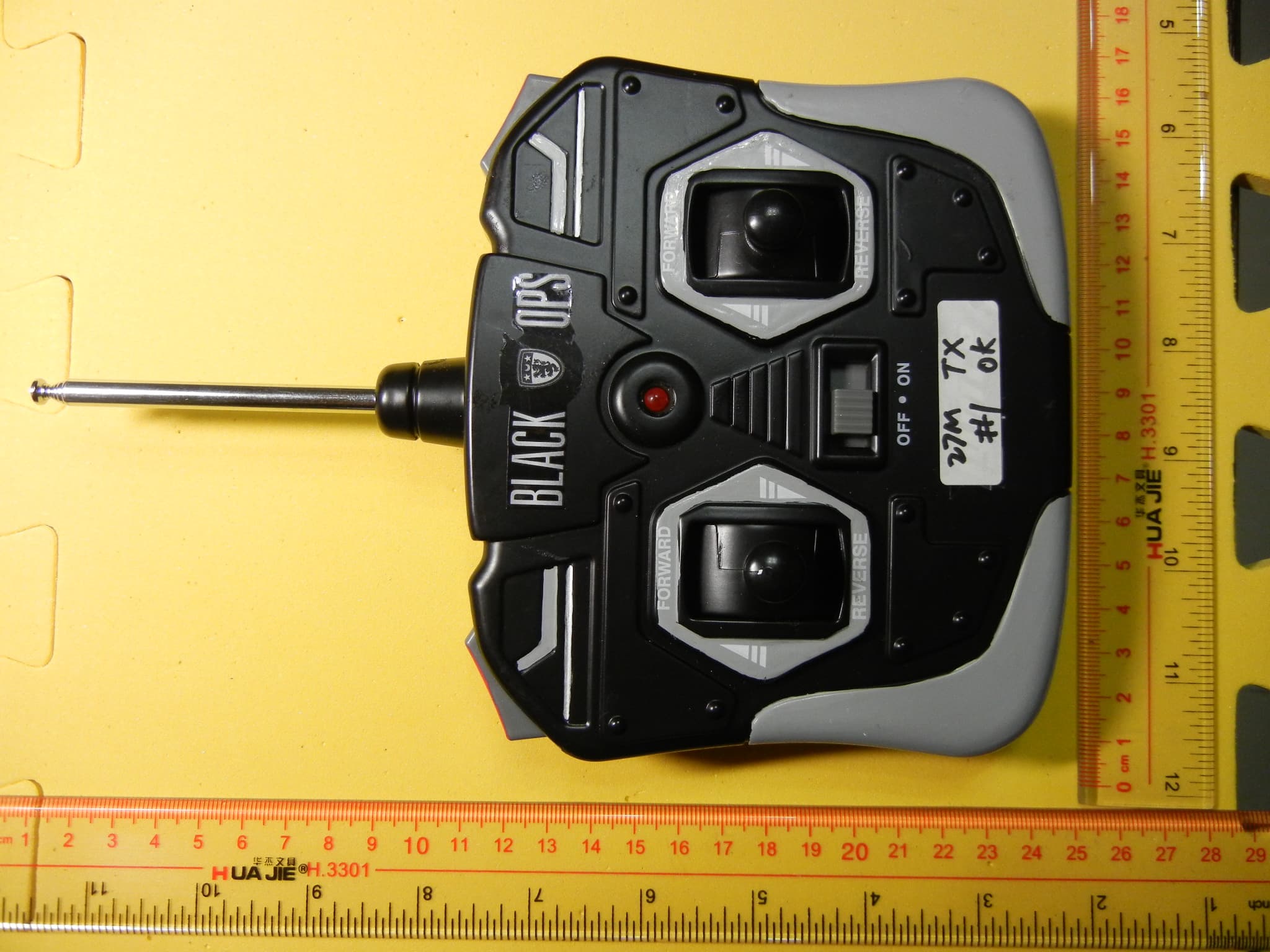 26.96-27.28 MHz WIRELESS REMOTE CONTROL TOY- TX - FCC ID ZEZB1375T27 - MTMS (HK) LIMITED