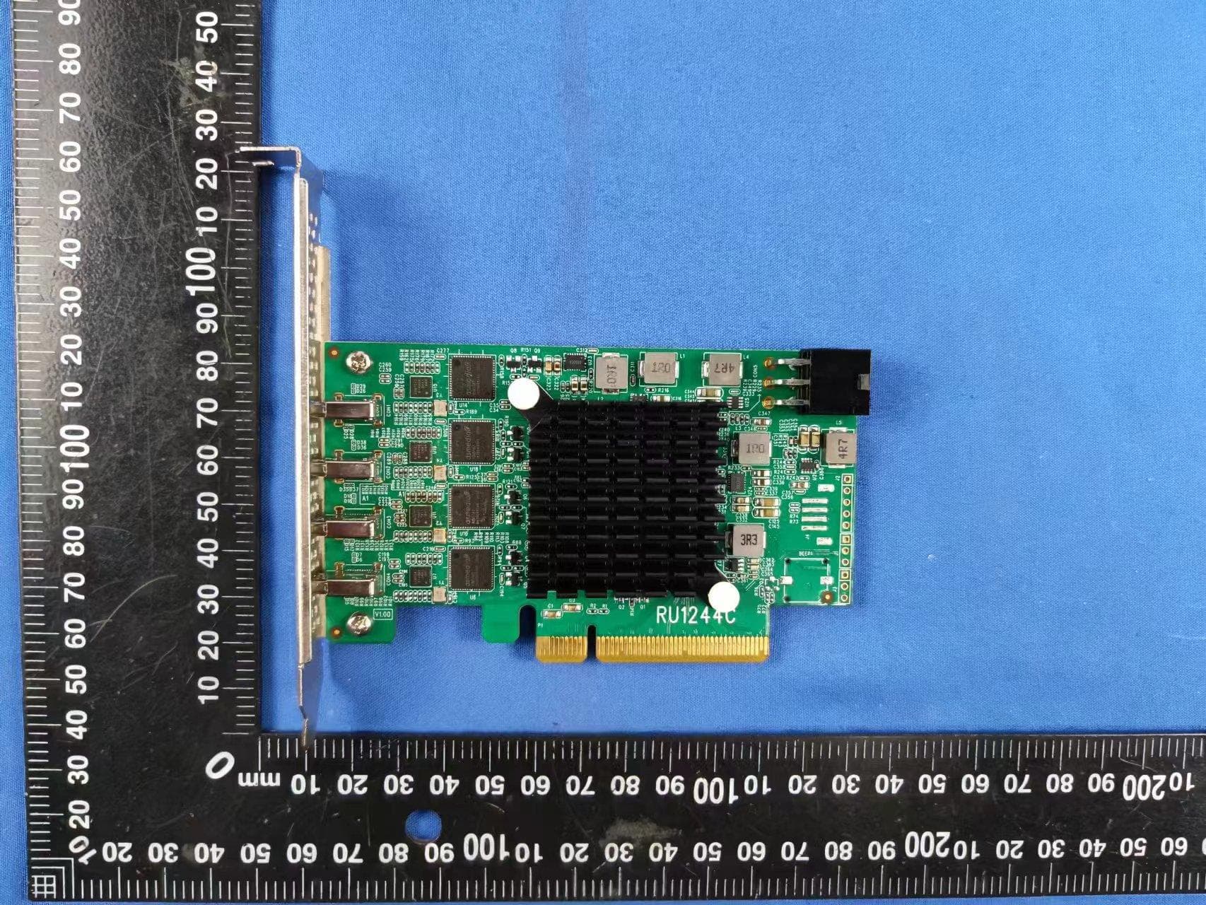 HighPoint PCIe Gen 3 x8 USB Type-C Controller Card - FCC ID ZHP-RU1244C - HighPoint Technologies, Inc.