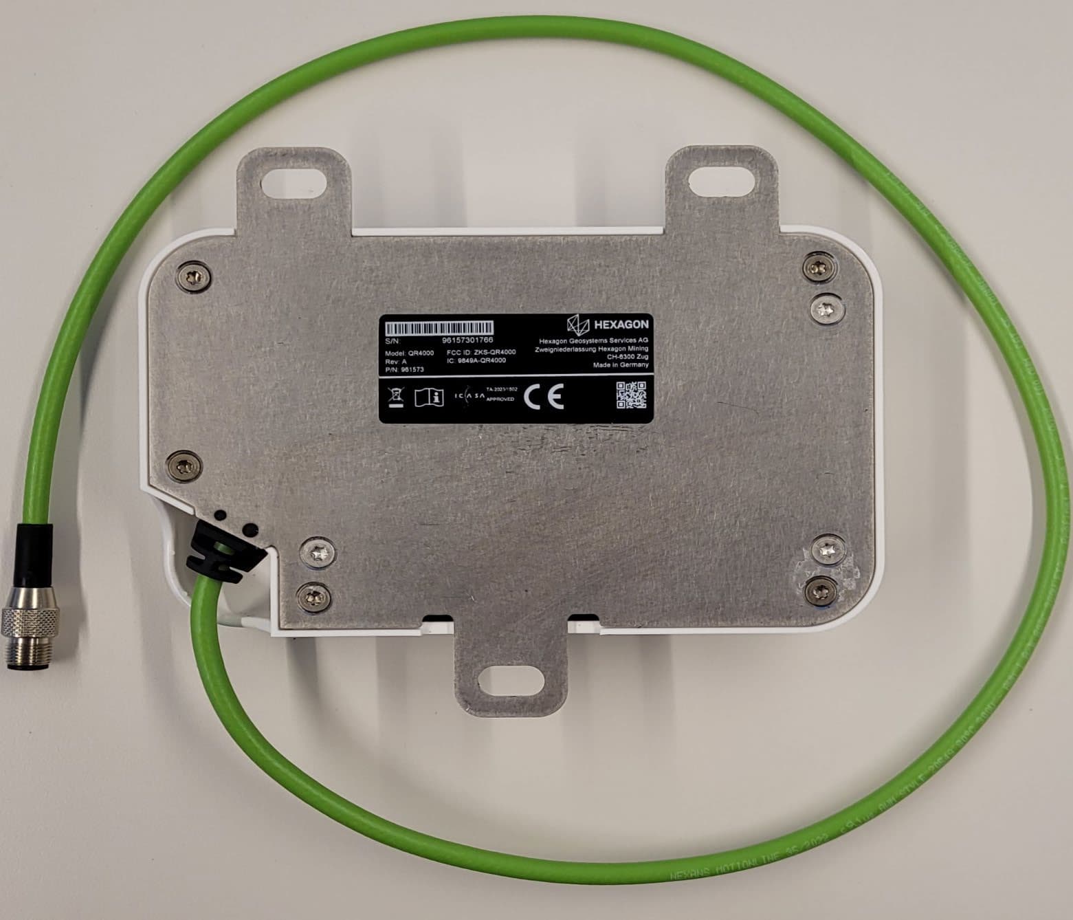 QR4000 (HxGN MineDiscover 4D-Radar) - FCC ID ZKS-QR4000 - Hexagon Geosystems Services AG