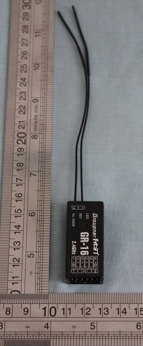 Receiver GR-16 HoTT - FCC ID ZKZ-33508 - Graupner GmbH & Co. KG