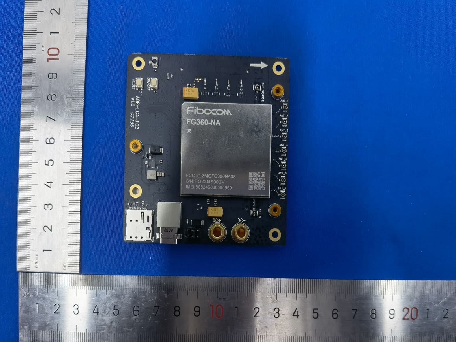 5G Module with LTE and 5GNR - FCC ID ZMOFG360NA08 - Fibocom Wireless Inc. (5)