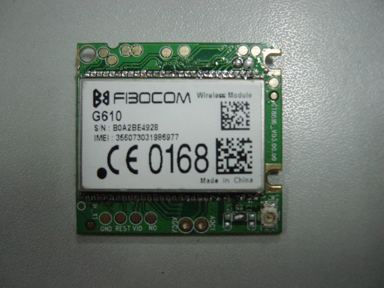 Wireless Communication Module - FCC ID ZMOFIBOCOMG610 - Fibocom Wireless Inc.