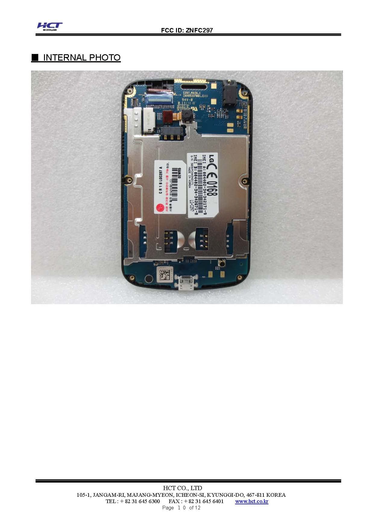 Cellular/PCS GSM Phone with Bluetooth - FCC ID ZNFC297 - LG Electronics USA, Inc. (2)