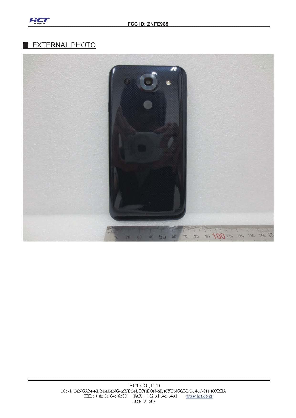 Cellular/PCS GSM/EDGE/WCDMA Phone with WLAN, RFID and BT - FCC ID ZNFE989 - LG Electronics USA, Inc. (4)