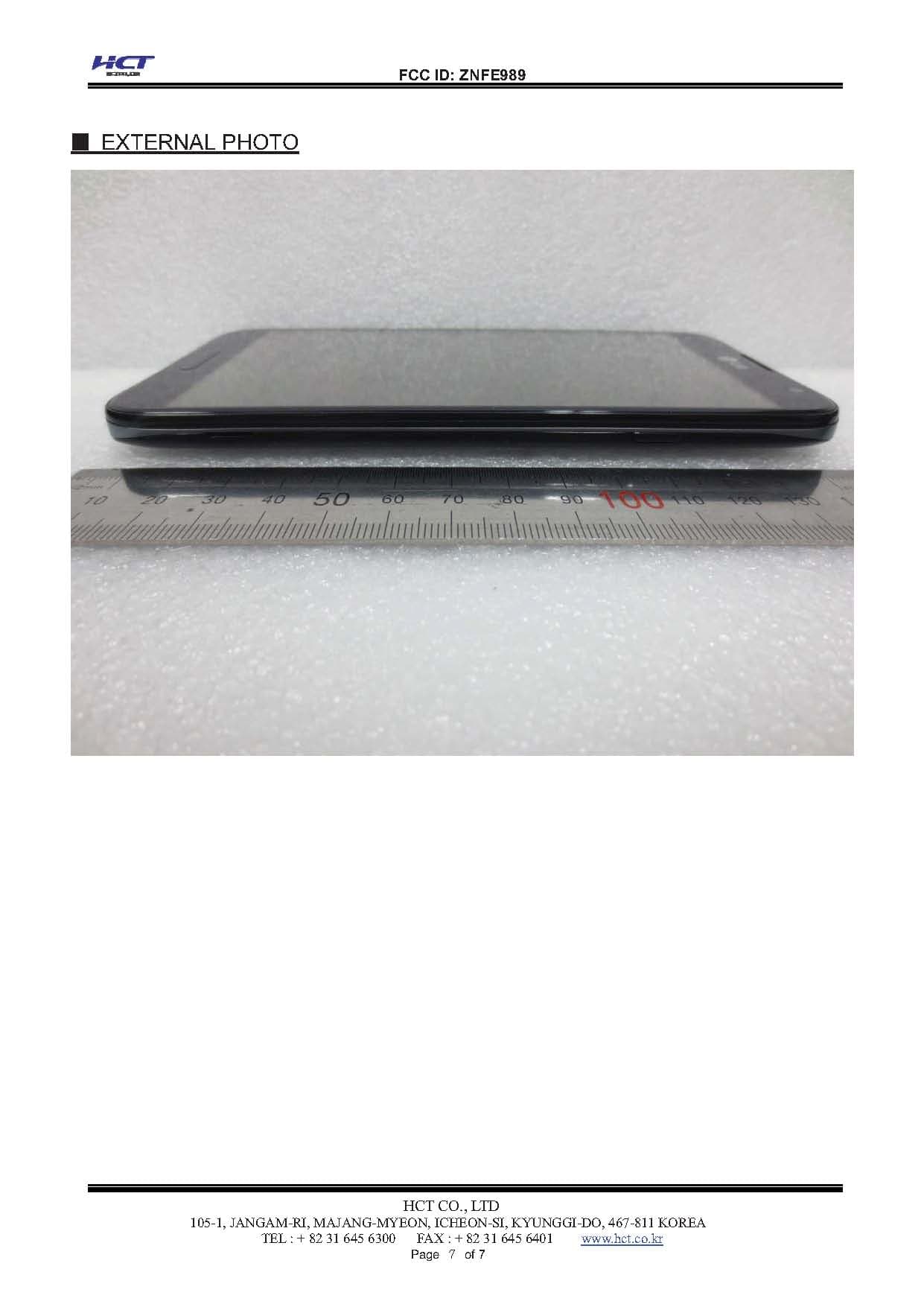 Cellular/PCS GSM/EDGE/WCDMA Phone with WLAN, RFID and BT - FCC ID ZNFE989 - LG Electronics USA, Inc. (5)