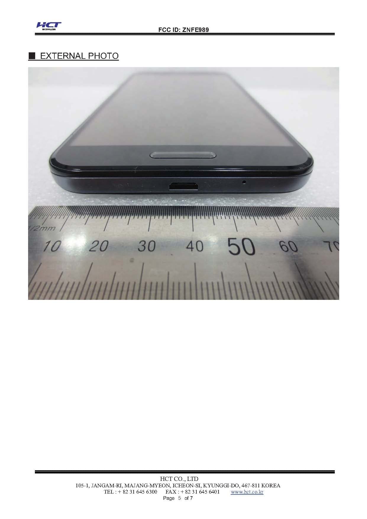 Cellular/PCS GSM/EDGE/WCDMA Phone with WLAN, RFID and BT - FCC ID ZNFE989 - LG Electronics USA, Inc. (2)